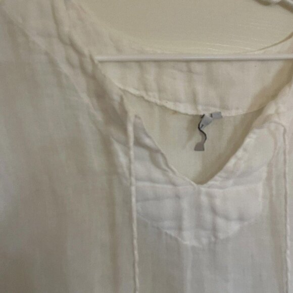 Women’s‎ Michael stars white linen top dress size medium m - Picture 3 of 13